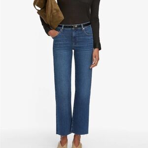 Frame Denim Women's Straight Leg Blue Jeans